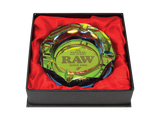 Raw Authentic Rainbow Glass Ashtray - (1 Count)