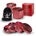 STR8 RYPR Aluminum Grinder - 4 Piece - 40mm - Various Colors (1CT OR 10CT)