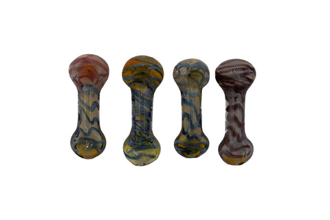 Slyme Color 4" Hand Glass - Various Colors (1 Count)