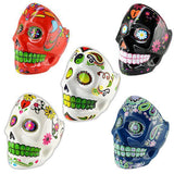 Smokezilla Poly Resin 3D Sugar Skull Ashtray - 023535 - (6 Count Display)