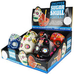 Smokezilla Poly Resin 3D Sugar Skull Ashtray - 023535 - (6 Count Display)