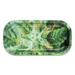 Strains Ak-47 Metal Rolling Tray - Various Sizes and Counts
