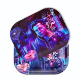V Syndicate Roll n Go 3D Small Rolling Tray & Magnetic Slap Cover - Various Designs - (1ct, 5ct OR 10ct)