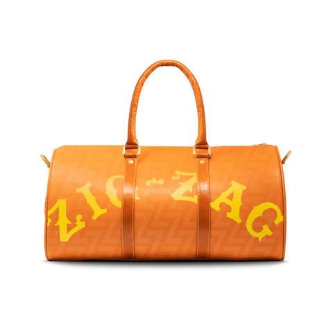 Zig-Zag 1879 Leather Duffle Bag - French Orange - Limited Edition