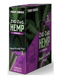 Zig Zag King Size Hemp Cones - 2 Cones Per Pack - Various Flavors Available - (15 Count Displays)