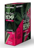 Zig Zag King Size Hemp Cones - 2 Cones Per Pack - Various Flavors Available - (15 Count Displays)