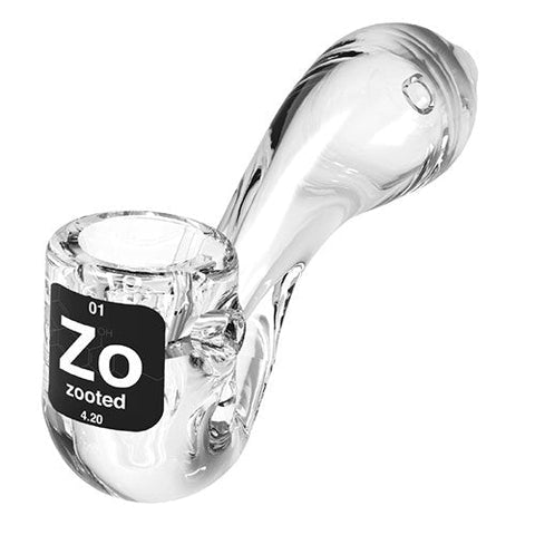 Zooted 5" Sherlock Hand Held Glass Pipe