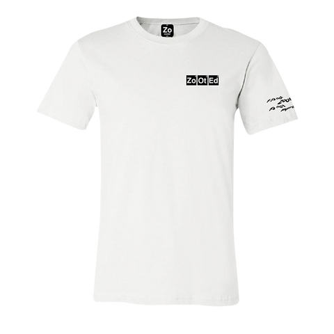 Zooted Logo White Unisex Shirt