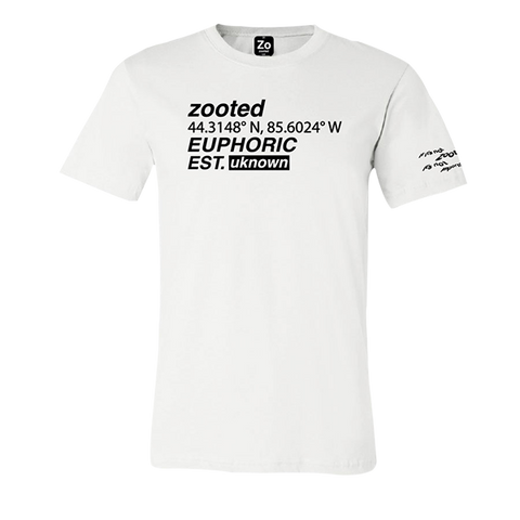 Zooted Euphoric White Unisex Shirt