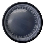 2oz Plastic PET Jar - Clear - Child Resistant Lid - PET- Black (512 Count)