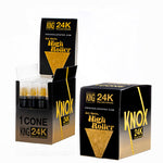 Knox 24K Gold King Size Cone - (24 Count Box)-Papers and Cones