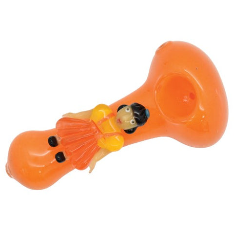 4.5" Squid Lady Glass Hand Pipe (1 Count)
