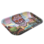 Zooted Land Skully Artistic Rolling Tray