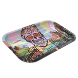 Zooted Land Skully Artistic Rolling Tray